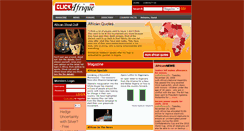 Desktop Screenshot of clickafrique.com