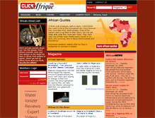 Tablet Screenshot of clickafrique.com